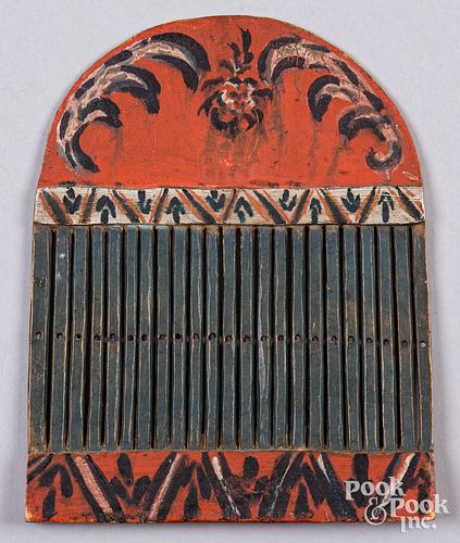 Painted tape loom, 19th c.