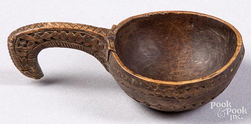 Miniature Scandinavian handled cup, 19th c.