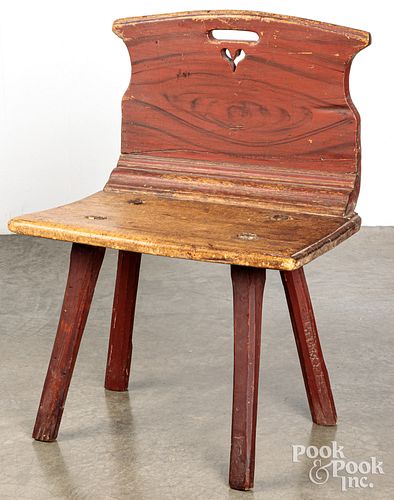 Scandinavian painted chair, 19th c.