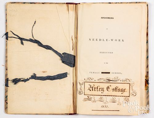 Irish needlework specimen book