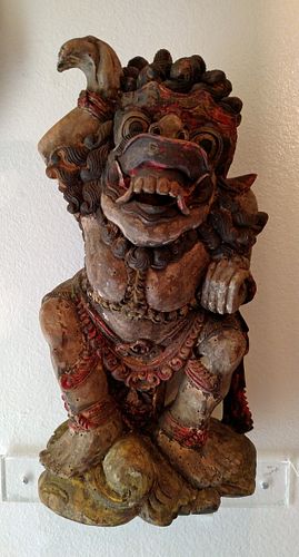 20th C. Temple Figure of Barong