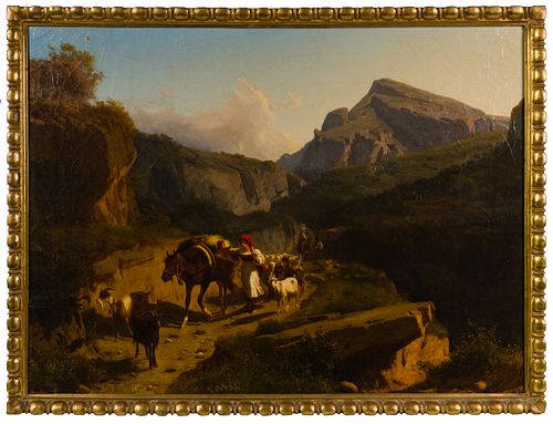 Andreas Marko (Austrian, 1824-1895) Oil on Canvas