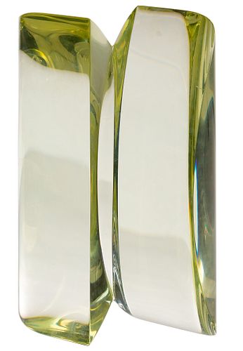 Bretislav Novak Jr. (Czechoslovakian, b.1952) Glass Sculpture