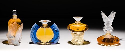 Lalique Crystal Perfume Bottle Collection