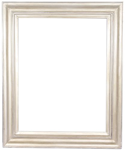 American 1950's Silver Frame- 32.25 x 25 1/8