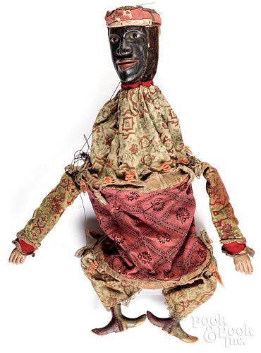 Double-faced transformant marionette, late 19th c.
