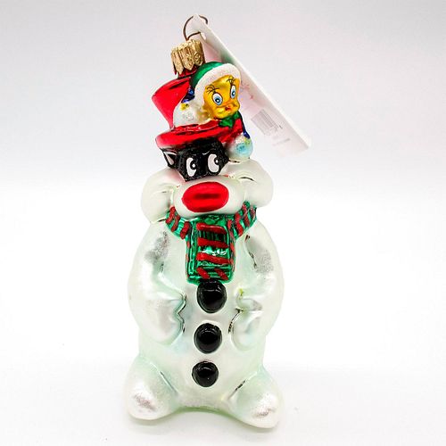 Sylvester and Tweety Snowman, Christopher Radko Ornament