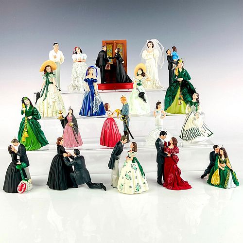 19pc Hallmark, Gone With The Wind Christmas Ornaments