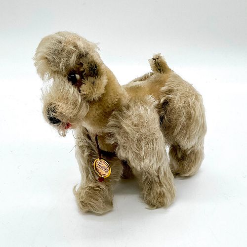 Hermann Teddy Cream Poodle Stuffed Toy.