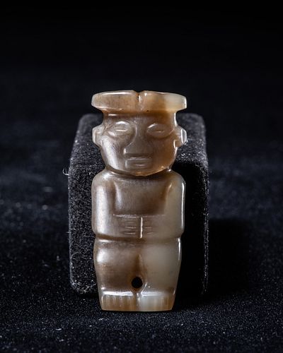 Human Figure Pendant, Shang Period (1600-1100 BCE)