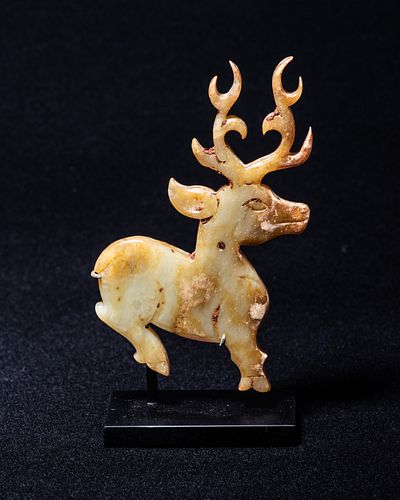 Deer Pendant, Late Shang Period (1600-1100 BCE)