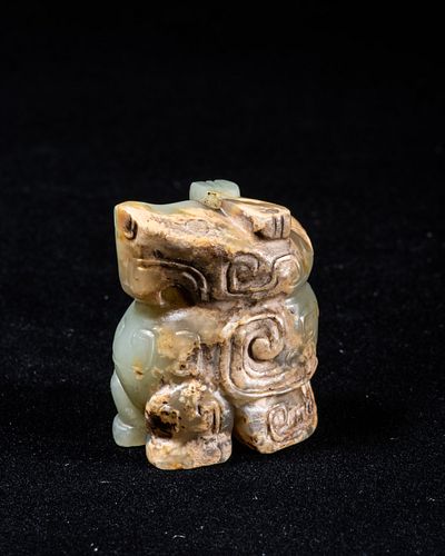 Owl Pendant, Late Shang Period (1600-1100 BCE)