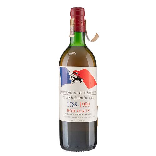 Bordeaux. Conmemoración del centenario de a Revolución francesa 1789 - 1989. France. En presentación de 750 ml.