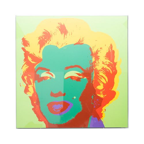 ANDY WARHOL. II.25: Marilyn Monroe. Serigrafía sin número de tiraje. Publicada por Sunday B. Morning.