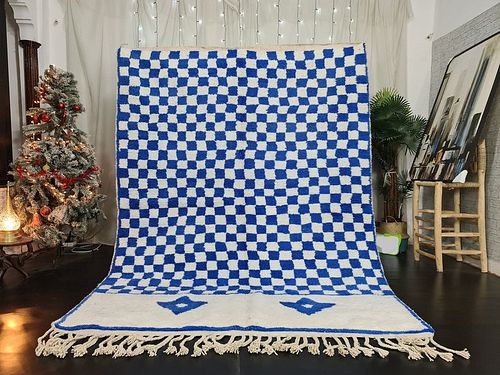 Stunning Authentic Blue & White Rug