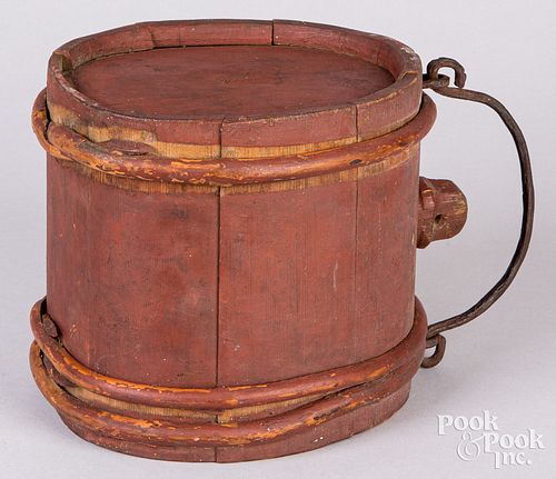 Painted canteen, 19th c.
