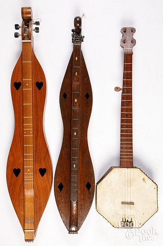 Three stringed instruments, 20th c.