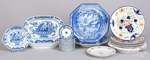 Miscellaneous porcelain, to include Gaudy Welsh