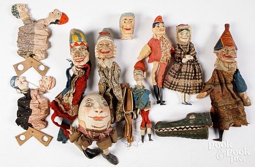 Assorted marionettes, to include Punch & Judy