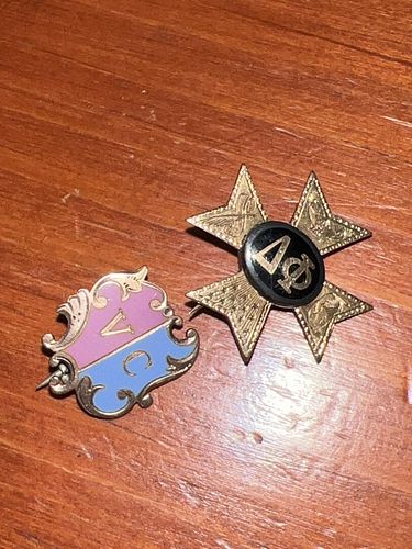 Fraternity and sorority pins