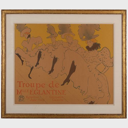 Henri de Toulouse-Lautrec (1864-1901): La Troupe de Mademoiselle Eglantine