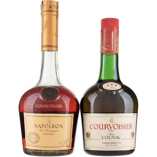 Courvoisier. Luxe y Napoleón. Cognac. France. Piezas: 2.