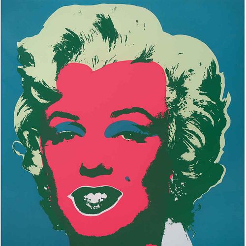 ANDY WARHOL, II.30: Marilyn Monroe, Con sello en la parte posterior Fill in your own signature, Serigrafía, 91.4 x 91.4 cm