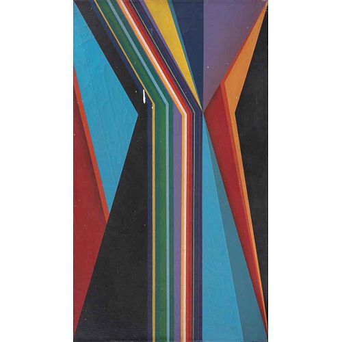 FRANCISCO MOYAO, Sin título, Sin firma, Acrílico sobre tela, 88 x 50 cm