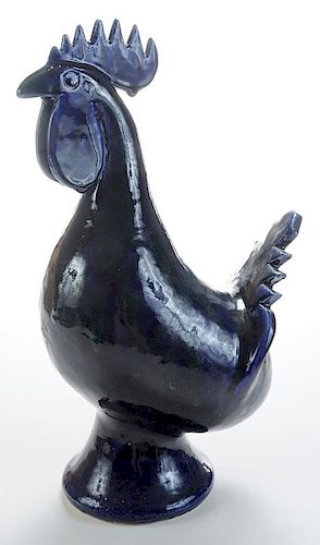 Edwin Meaders Stoneware Rooster
