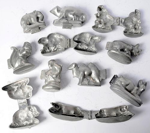 Eleven Animal Form Ice Molds