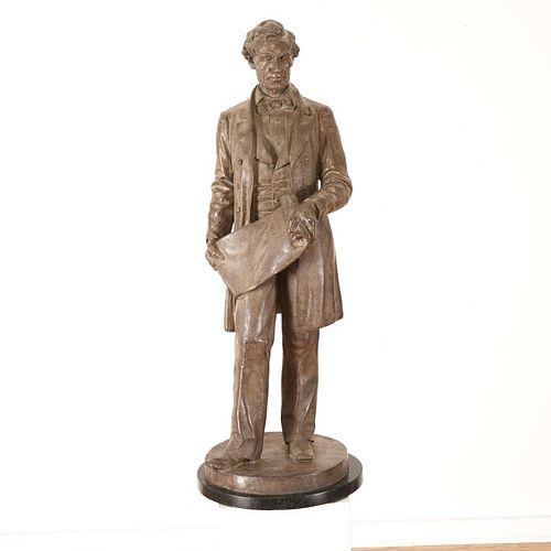 Leonard Wells Volk, bronze sculpture