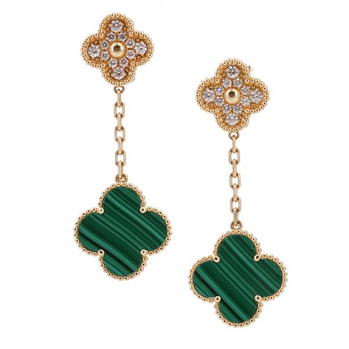 Van Cleef & Arpels Magic Alhambra 18k Gold Earrings