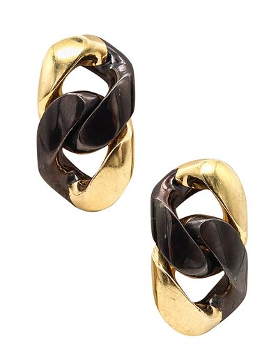 Paolo & Amedeo Bottoli Verona Links Earrings in 18k gold
