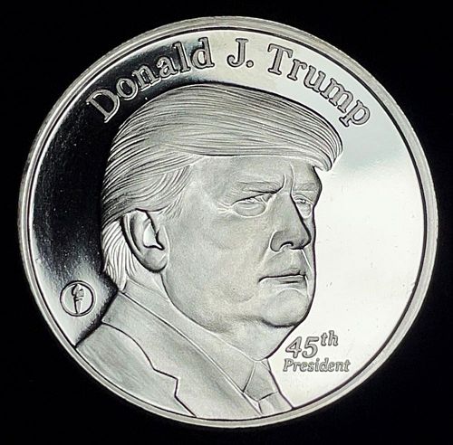Donald J. Trump Proof 1 ozt .999 Silver