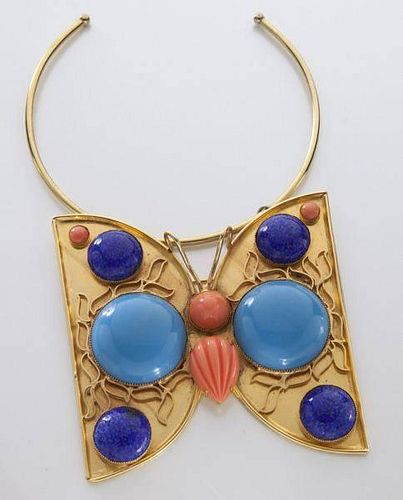 De Lillo butterfly convertible brooch/pendant