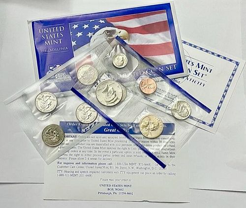 2003 U.S. Mint Philadelphia Uncirculated (10) Coin Set