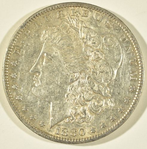 1880-O MORGAN DOLLAR CH AU