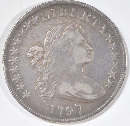1797 DRAPED BUST DOLLAR VF