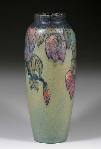 Large Rookwood Pottery Katherine Jones Floral Vellum 1924