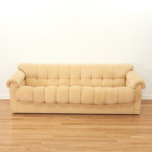 Designer de Sede style tufted microsuede sofa