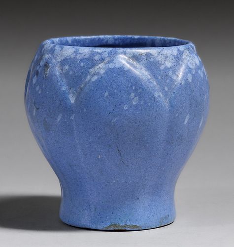 Niloak Matte Blue Vase c1930s