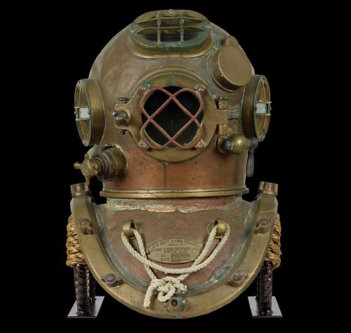 1945 US Navy Mark V Diving Helmet Morse Diving Equipment
