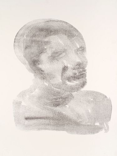Rosemarie Trockel Für Freunde und Förderer IV. 2004. Photogravure auf chamoisfarbenem Somerset (mit dem Wasserzeichen). 39,5 x 39,5 cm (52 x 51,5 cm).