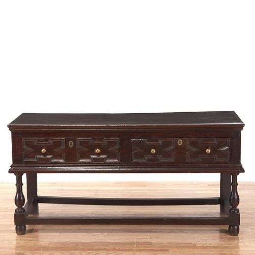 William and Mary oak sideboard