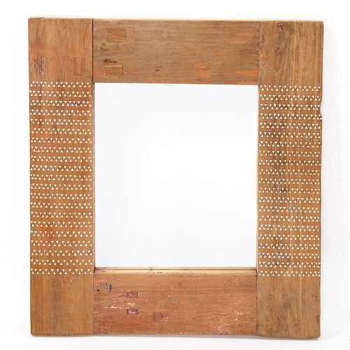 Moroccan style mother of pearl inlaid wall mirror