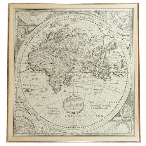 Large Continental northern world Celestial map