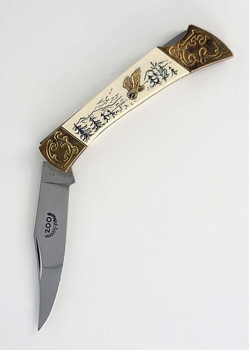 Japanese ' Eagle '  Pocket Knife 