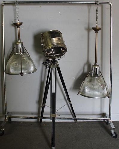 Vintage Lighting Lot To Inc A Pair of