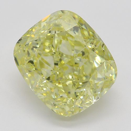 3.01 ct, Natural Fancy Yellow Even Color, VS1, Cushion cut Diamond (GIA Graded), Appraised Value: $91,200 
