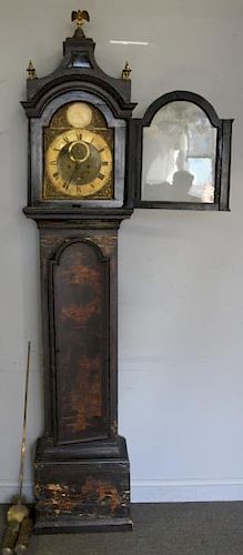 White Matlack New York, Signed Tallcase Clock.